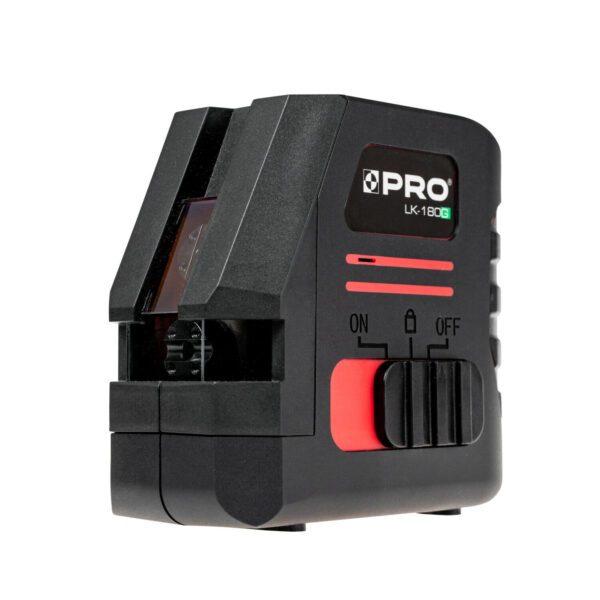 LASER KRZYŻOWY LK-180G GREEN (zielona wiązka, 2x180st.) PRO