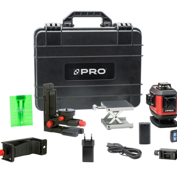 ELEKTRONICZNY LASER WIELOLINIOWY  LK-4DG (zielona wiązka) PRO