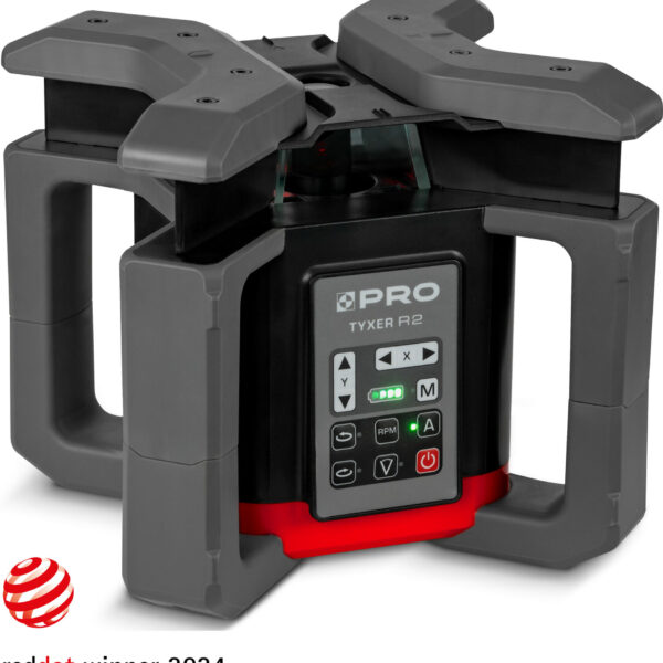 Laserowy Niwelator Rotacyjny TYXER R2 (czerwona wiązka) PRO